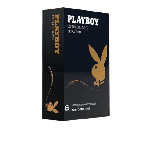 Презервативи Playboy Ultra Thin, 6 штук