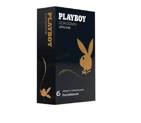 Презервативи Playboy Ultra Thin, 6 штук