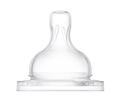 Соска силиконовая Philips Avent Natural SCF635/27, переменный поток, с прорезью, от 3 месяцев, 2 шт