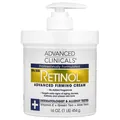 Крем для обличчя і тіла Advanced Clinicals ретинол зміцнюючий, 454 г