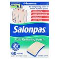 Пластырь медицинский Salonpas обезболивающий 7,2 x 4,6 см, 60 штук