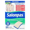 Пластир медичний Salonpas знеболюючий 7,2 x 4,6 см, 60 штук