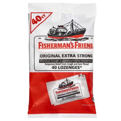 Пастилки от кашля Fishermans Friend с ментолом №40