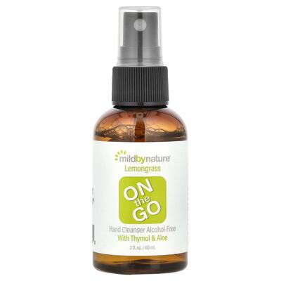 Средство для рук Mild By Nature очищающее без спирта лемонграсс, 60 мл