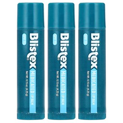 Набор Blistex Бальзам для губ зажигательный солнцезащитный SPF 15, 3 х 4,25 г