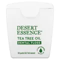 Зубна нитка Desert Essence з олією чайного дерева вощена, 45,7 м