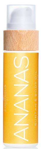 Масло для загара Cocosolis Ananas Suntan & Body Oil аромат ананаса и ванили, 110 мл