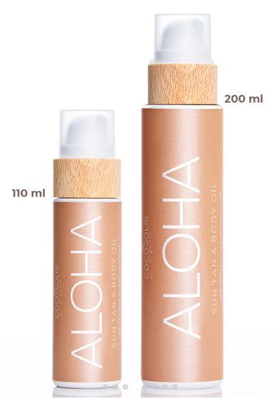 Масло для загара Cocosolis Aloha Suntan & Body Oil аромат кокоса, 200 мл