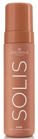 Пенка для автозагара Cocosolis Solis Dark темный загар, 200 мл