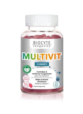 Комплекс 9 витаминов и минералы Biocytе Общее поддержание организма, 60 конфет