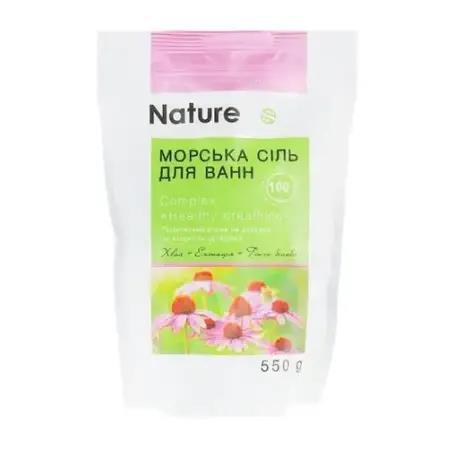 Соль морская для ванн Nature Code Healthy breathing, 550 г