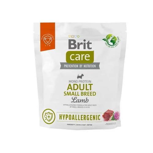 Корм сухой Brit Care Dog Hypoallergenic для взрослых собак малых пород с ягненком, 1 кг