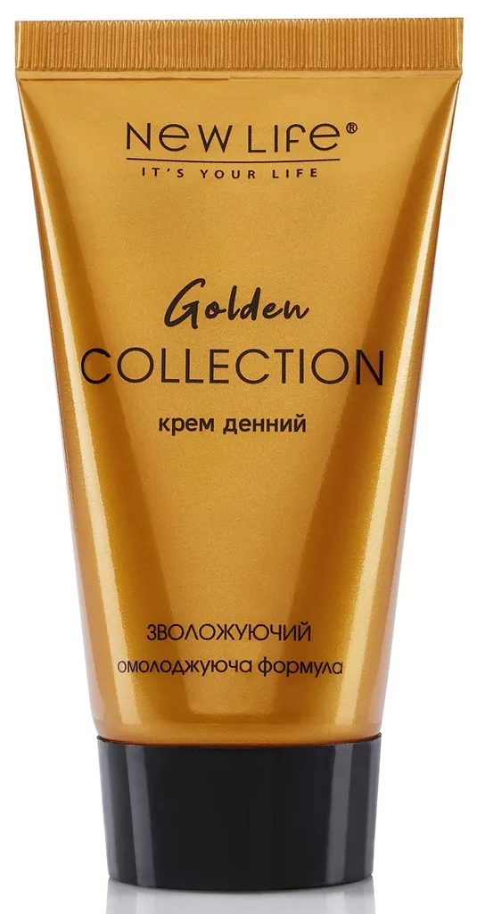 Крем для обличчя New Life Golden Collection Золота колекція захисний денний, 50 мл