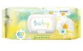 Серветки вологі Dr. Bauer baby з екстрактом ромашки, з клапаном, 60 шт