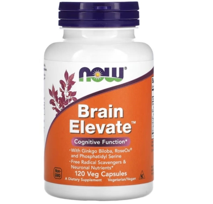 Диетическая добавка NOW Brain Elevate капсулы №120