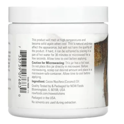 Кокосова олія Now Solutions Coconut Oil, 207 мл