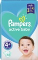 Подгузники детские Pampers Active Baby размер 4+, 10-15 кг, 45 шт