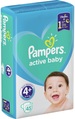 Подгузники детские Pampers Active Baby размер 4+, 10-15 кг, 45 шт