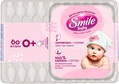 Ватные палочки Smile Baby с ограничителем, 60 шт
