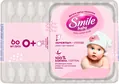 Ватні палички Smile Baby з обмежувачем, 60 шт