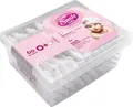 Ватні палички Smile Baby з обмежувачем, 60 шт