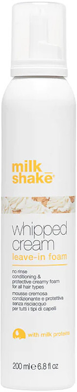 Крем-пенка Milk Shake Whipped Cream несмываемая для увлажнения волос, 200 мл.