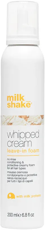 Крем-пінка Milk Shake Whipped Cream незмивна для зволоження волосся, 200 мл