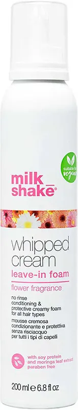 Крем-пінка Milk Shake Whipped Cream Flower Fragrance незмивна для зволоження волосся, 200 мл