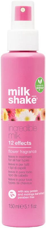 Молочко Milk Shake Incredible Milk Flower Fragrance 12 эффектов несмываемое для всех типов волос, 150 мл