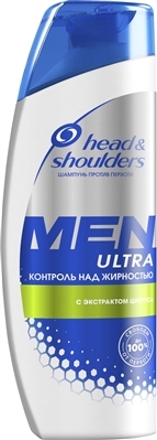 Шампунь Head & Shoulders Ultra Максимальний контроль жирности для мужчин против перхоти, 200 мл