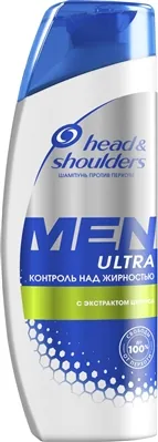 Шампунь Head & Shoulders Men Ultra Контроль над жирністю проти лупи, 200 мл