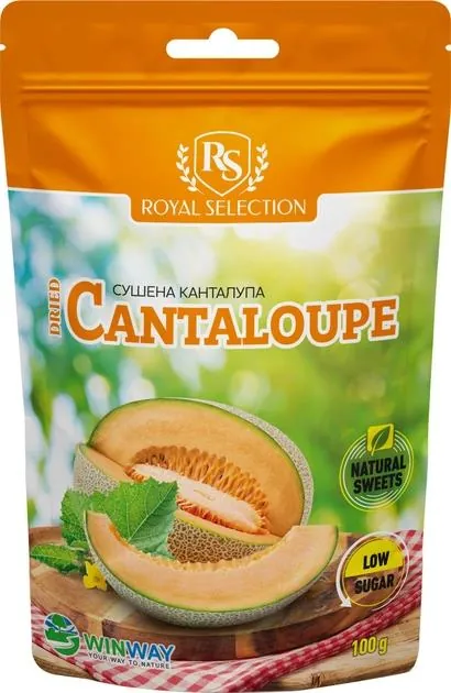 Диня канталупа Winway Royal Selection Cantaloupe Dried сушена, 100 г