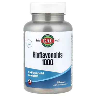 Біофлавоноїди KAL Bioflavonoids 1000 мг, 100 таблеток