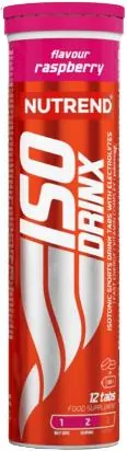 Ізотонік Nutrend Iso Drinx малина, таблетки шипучі №12
