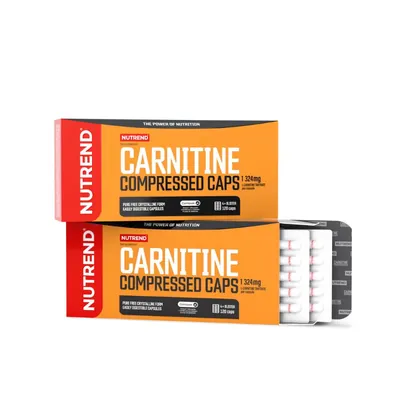 Карнітин Nutrend Carnitine Compressed Caps, 120 капсул
