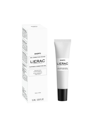 Гель для контура глаз Lierac Diopti для коррекции отечности под глазами, 15 мл