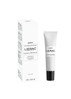 Гель для контуру очей Lierac Diopti для корекції набряклості під очима, 15 мл
