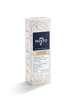 Крем для волос Phyto 7 дневной, питание, для сухих и очень сухих волос, 50 мл