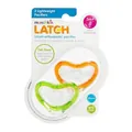 Пустушка силіконова Munchkin Latch 011902.03 зелена/помаранчева від 3 до 6 місяців, 2 шт