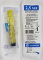 Шприц 2,5 мл Alexpharm 3-х компонентний з голкою 23G (0,6 x 30 мм), 1 штука