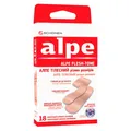 Набір пластирів медичних Alpe Flesh-Tone на тканинній основі, тілесний, різних розмірів, 18 штук