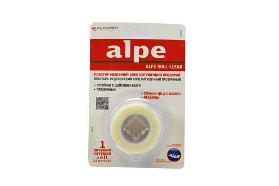 Пластырь медицинский Alpe на нетканой основе, прозрачный, 2,5 см х 9,1 м, катушка, 1 штука