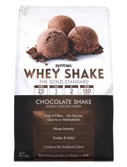 Протеїн сироватковий концентрат Syntrax Whey Shake шоколадний шейк, 2,27 кг