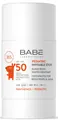 Стік сонцезахисний Babe Laboratorios Pediatric SPF50 дитячий невидимий з пантенолом і пребіотиком для обличчя і тіла, 30 г