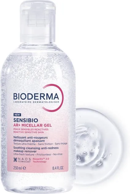 Гель міцелярний Bioderma Sensibio AR+ для обличчя, 250 мл