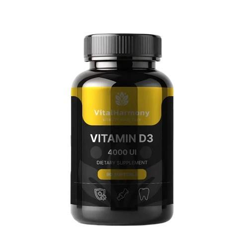 Вітамін Д3 VitalHarmony D3 4000 МО, 90 м'яких капсул