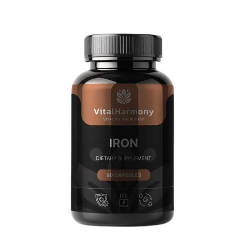Железо VitalHarmony Iron 49 мг, 90 капсул