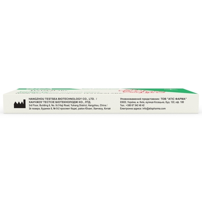 Тест-експрес мазок із носоглотки Testsealabs Covid-19 Antigen Cassette для виявлення антигену коронавірусу, 1 штука