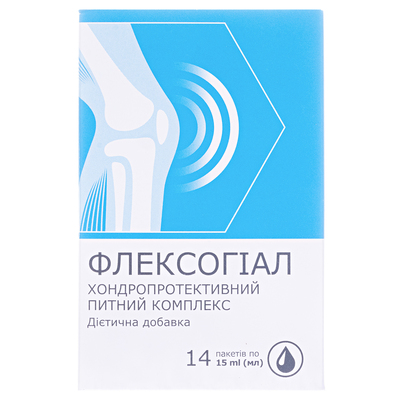 Флексогиал хондропротекторный питьевой комплекс раствор по 15 мл №14 в пак.