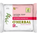 Мило тверде O'Herbal з екстрактом годжі і червоною глиною, 100 г